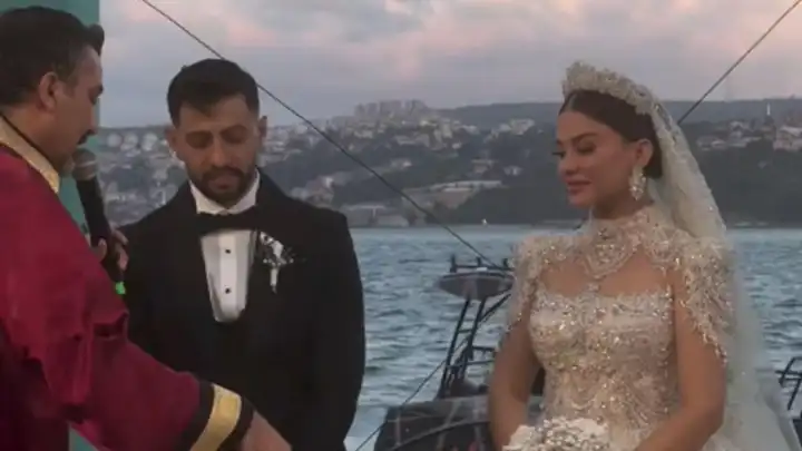 Burak Bulut ve Eda Sakız dünya evine girdi: Görkemli düğünde unutulmaz anlar!