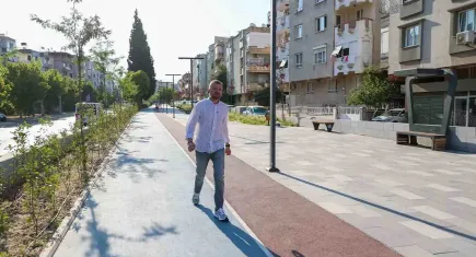 Buca'da tarihi tren yolu yenilendi