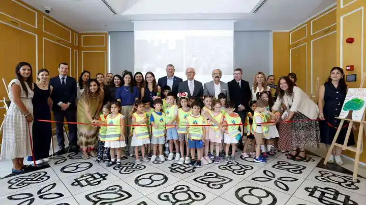 İEÜ Beyaz Köşk Anaokulu öğrencilerinden tarihi sergi