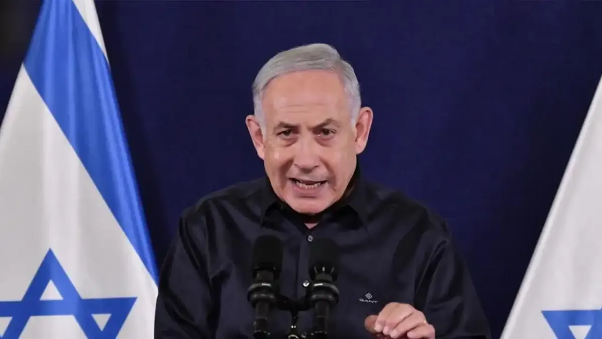 Netanyahu: Greve katılanlar esirlerin serbest bırakılmasına engel oluyor haberinin görseli