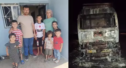 TIR’ı yanan baba, borçlarını ödeyebilmek için evini satışa çıkardı
