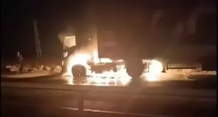 tır yangın
