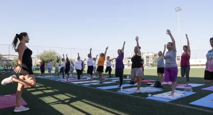 Bucalı kadınlar yoga derslerine akın ediyor