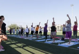 Bucalı kadınlar yoga derslerine akın ediyor