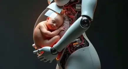Çin’den tarihi adım: Hamile robotu tanıtıldı! Robotlar artık çocuk doğurabilecek