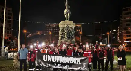 Konak’ta 17 Ağustos anısına sessiz yürüyüş