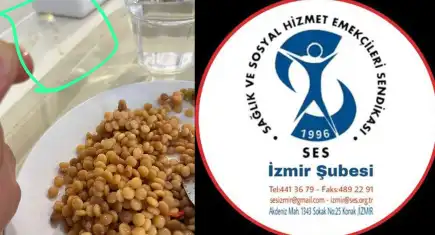 Yemekten plastik çıkmasına sağlık emekçileri sert tepki gösterdi