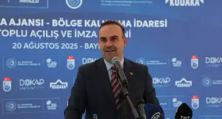 Bakan Kacır Bayburt’ta açıkladı: Türkiye Yüzyılı’nda dev kalkınma hamlesi!