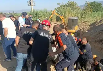 Aydın’da feci göçük! İş makinesinin altında kalan işçi hayatını kaybetti