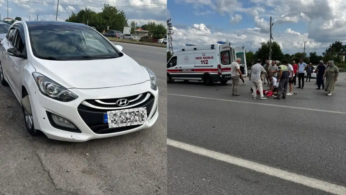 Yolun karşısına geçen kadın otomobilin çarpmasıyla hayatını kaybetti haberinin görseli