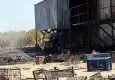 Plastik kasa deposundan yangın