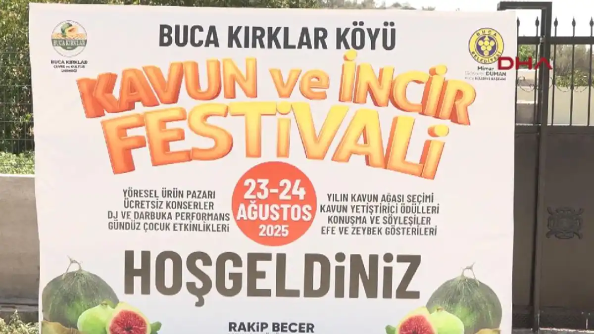 Buca’da &#039;Hırsız Çalmaz&#039; Kavun ve Susuz İncirin Festivali coşkuyla başladı haberinin görseli
