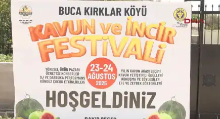 Buca’da 'Hırsız Çalmaz' Kavun ve Susuz İncirin Festivali coşkuyla başladı