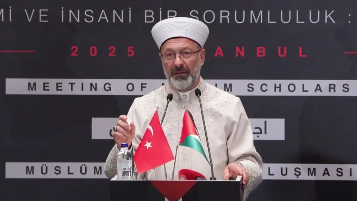 Diyanet İşleri Başkanı Ali Erbaş’tan Gazze çağrısı: “Soykırımcı Siyonistler insanlık için en büyük tehdit” haberinin görseli