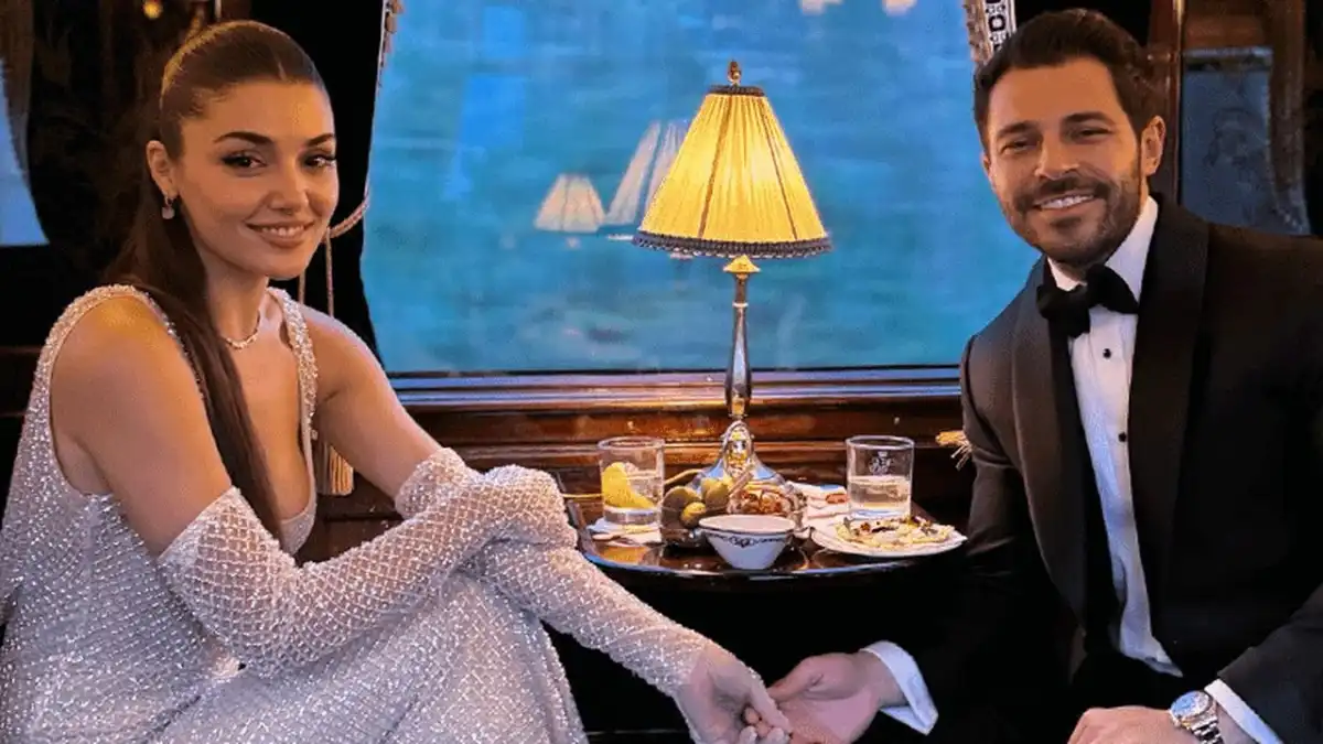 Hande Erçel ve Hakan Sabancı Ayrılık Dedikodularını Alevlendirdi haberinin görseli