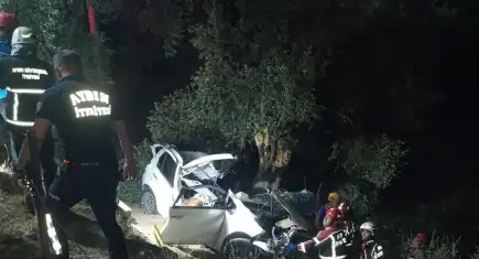 Çine'de feci kaza: 2 ölü,1 ağır yaralı