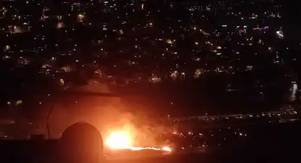 Yeşildere'de otluk alanda yangın paniği