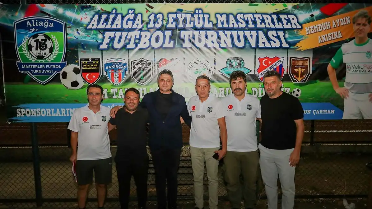 Aliağa’da Masterler Turnuvası start aldı haberinin görseli
