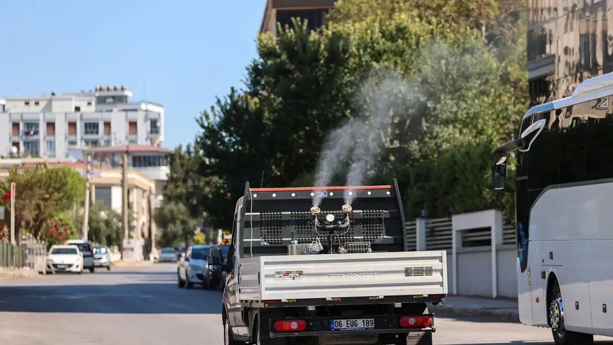 Buca’da haşere ve sineklerle mücadele haberinin görseli