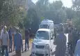 Cenazeye gidenlere otomobil çarptı