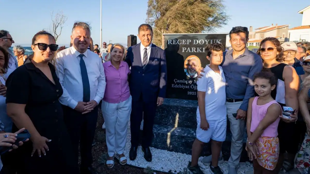 Urla’da yenilenen Recep Doyuk Parkı açıldı haberinin görseli