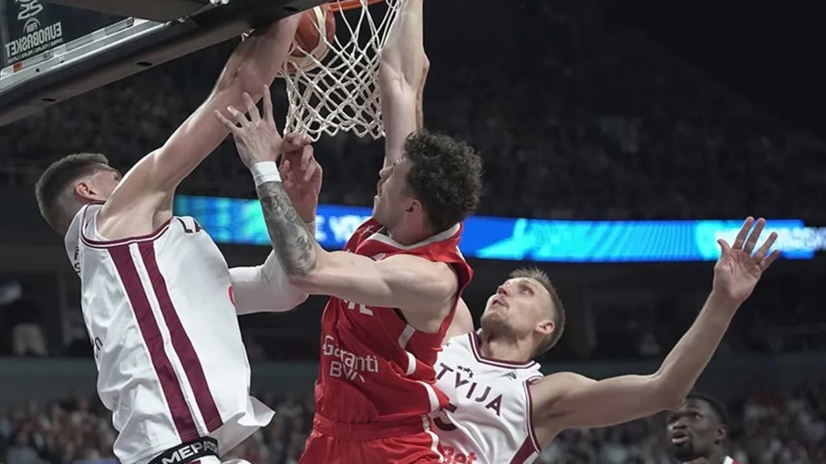 A Milli Erkek Basketbol Takımı, Avrupa Şampiyonası’na galibiyetle başladı haberinin görseli