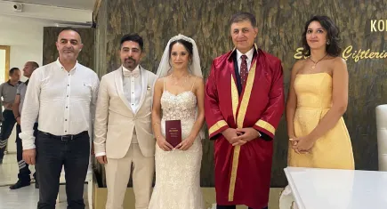 Didar Demirci ve Mevlüt Dağdeviren dünya evine girdi