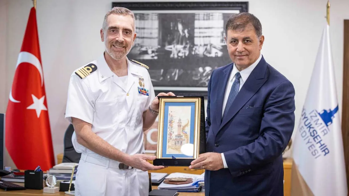 İtalyan Donanması’ndan Başkan Tugay’a nezaket ziyareti haberinin görseli