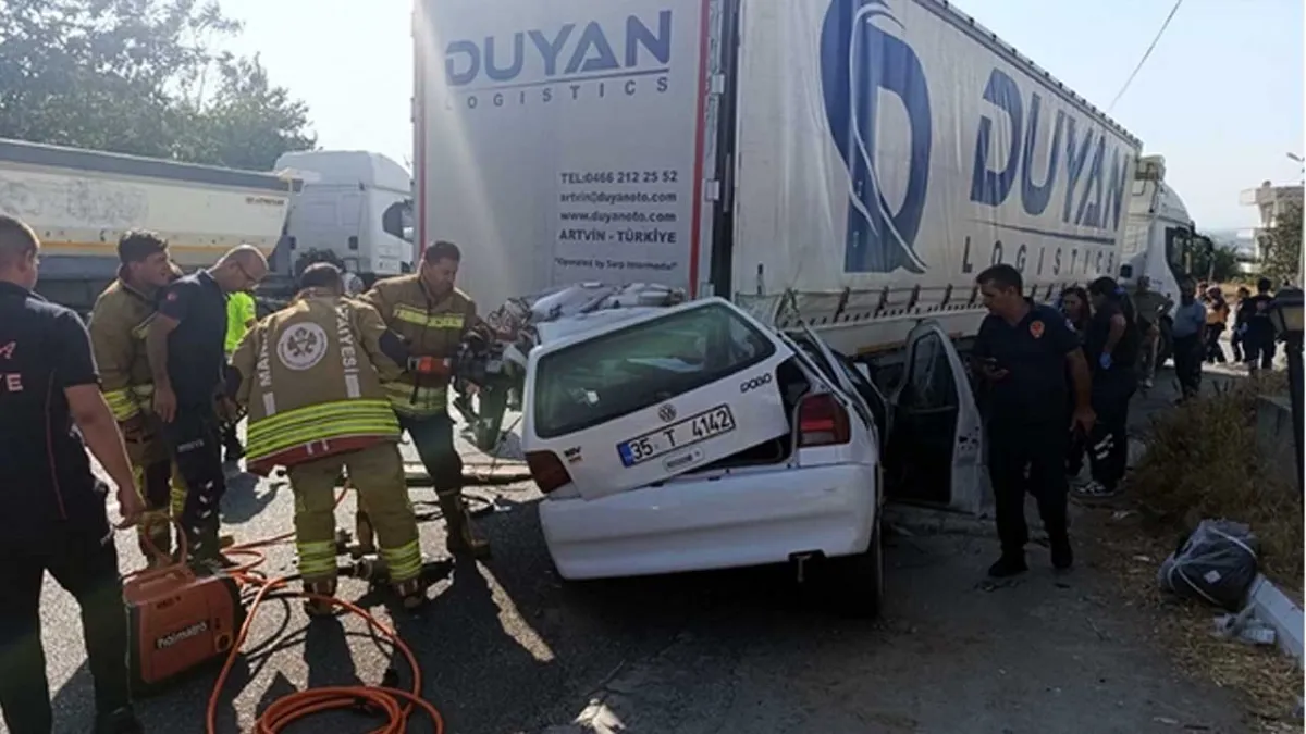Manisa&#039;da feci kaza:2 kardeş öldü haberinin görseli