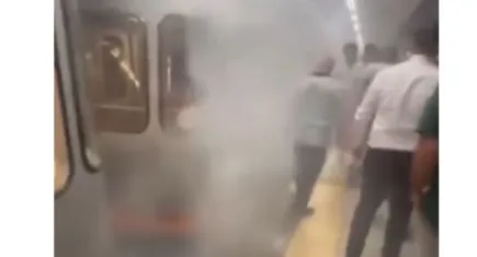 Yenikapı Metrosunda yangın paniği: Dumandan göz gözü görmedi
