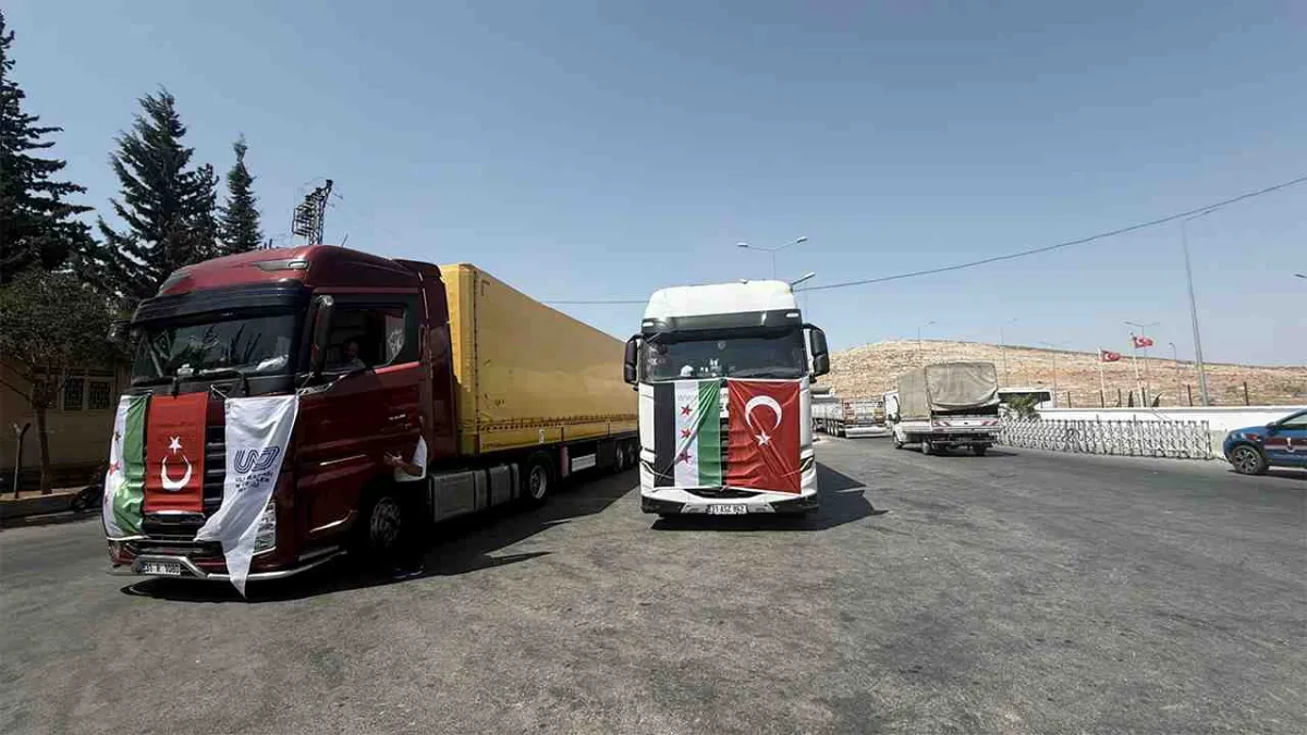 13 yıl sonra bir ilk: Türkiye-Suriye kara yolu taşımacılığı yeniden başladı haberinin görseli