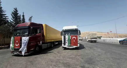 13 yıl sonra bir ilk: Türkiye-Suriye kara yolu taşımacılığı yeniden başladı