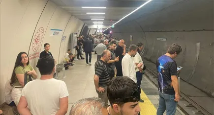 M3 metro hattında teknik arıza