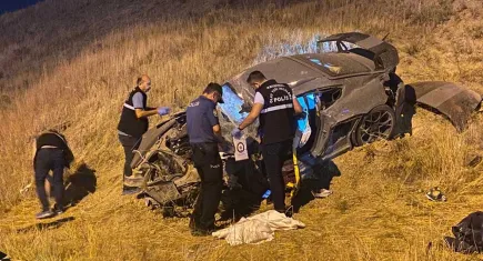 Başkentte otomobil takla attı:  1 ölü, 1 yaralı