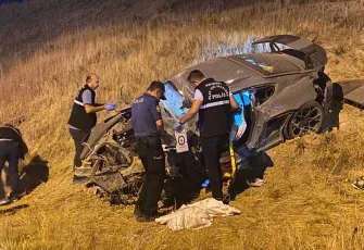 Başkentte otomobil takla attı:  1 ölü, 1 yaralı