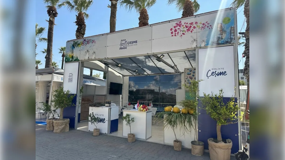 Çeşme Belediyesi İEF’te ziyaretçilerini bekliyor haberinin görseli