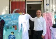 İzmirli muhtardan Askıda Elbise projesi