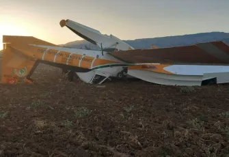 Yangın söndürme uçağı kaza kırıma uğradı! Enkaz Ankara’ya taşınıyor