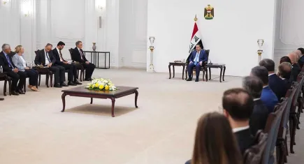 Irak Başbakanı Sudani, Bağdat'ta Türk iş insanlarıyla görüştü