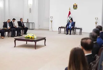 Irak Başbakanı Sudani, Bağdat'ta Türk iş insanlarıyla görüştü
