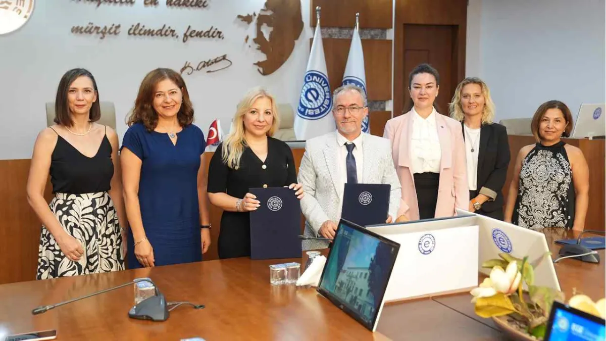 Ege’den Eğitim Dışı İş Birliği Anlaşması: Egeli öğrencilere İngiltere’de Master imkanı haberinin görseli