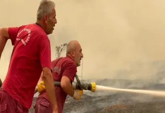Karabük'te orman yangını devam ediyor!
