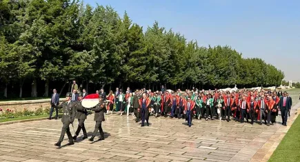 Yargıtay üyeleri Anıtkabir'de