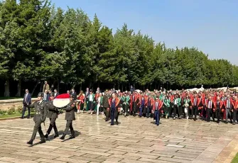 Yargıtay üyeleri Anıtkabir'de