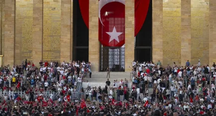 30 Ağustos'ta Anıtkabir'i yüzbinlerce kişi ziyaret etti!