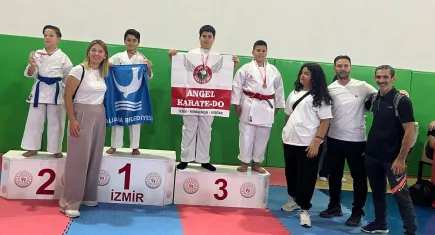 Aliağa'nın sporcuları İzmir İl Şampiyonası'nda zaferle döndü!