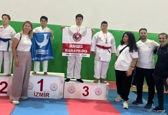 Aliağa'nın sporcuları İzmir İl Şampiyonası'nda zaferle döndü!