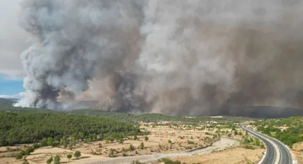Kastamonu ve Karabük’te orman yangınları korkutuyor: 6 köy boşaltıldı, karayolu duman altında!