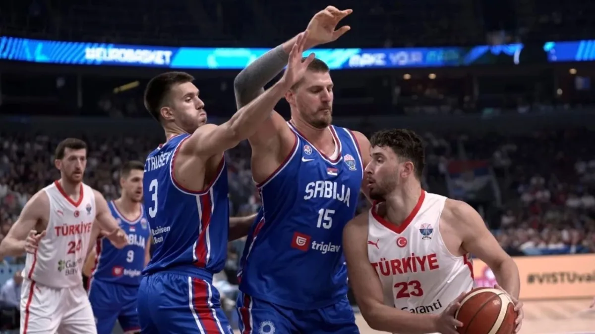 A Milli Takım EuroBasket’te fırtına gibi: 5’te 5 yapıp lider tamamladı, İsveç ile eşleşti! haberinin görseli