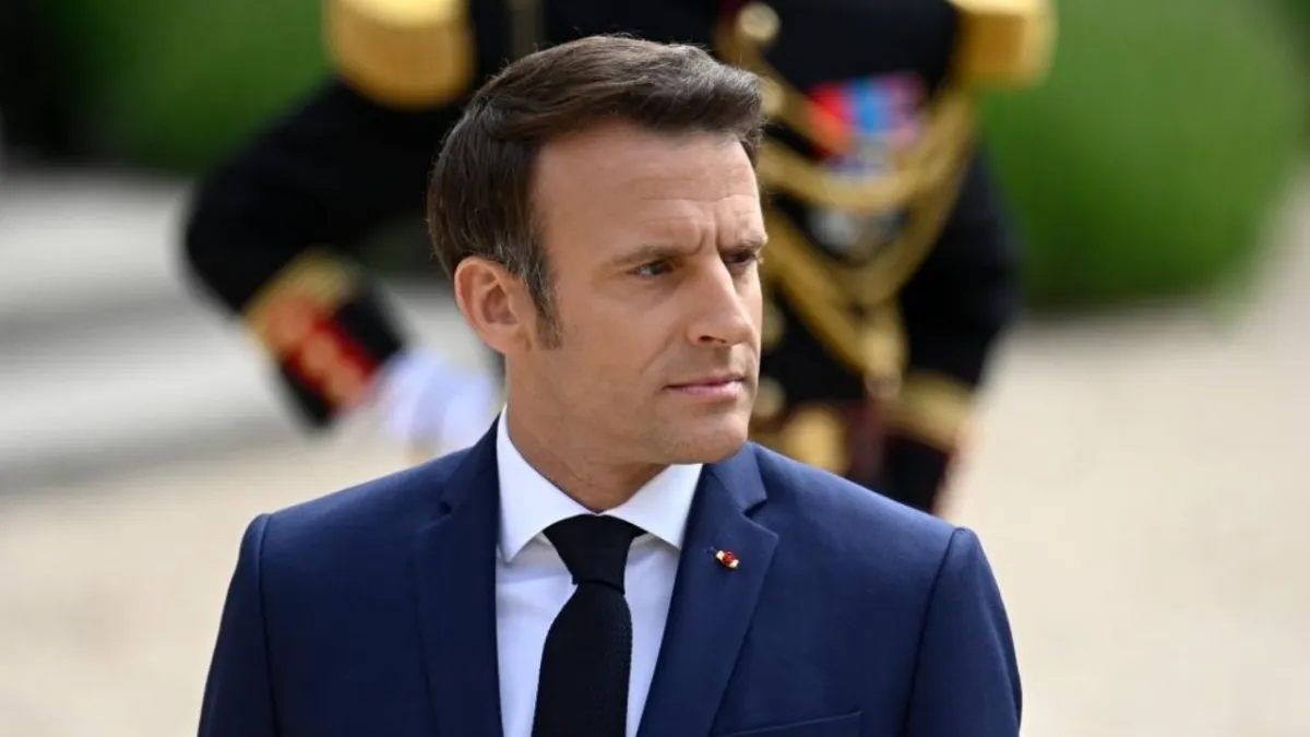 Macron’dan ABD’ye sert tepki: “Filistinli yetkililere vize engeli kabul edilemez” haberinin görseli